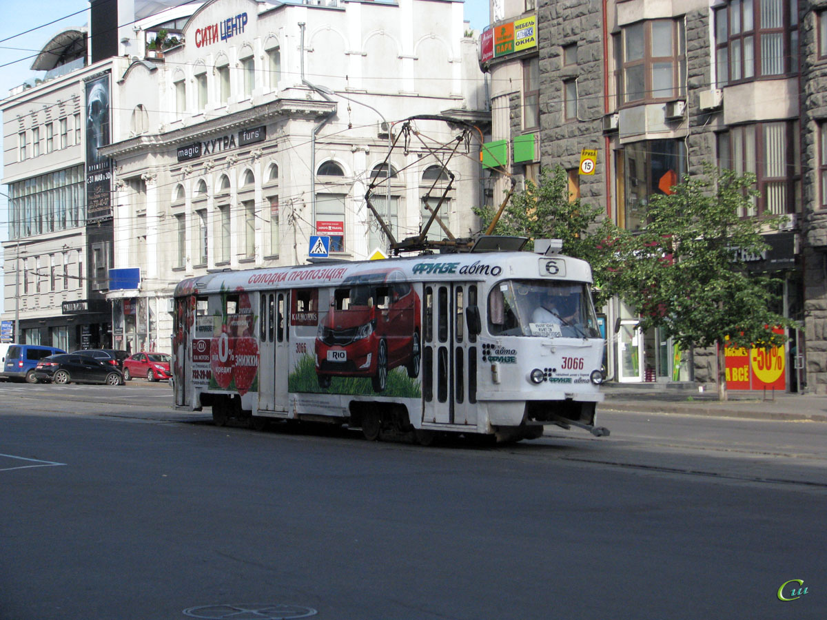 Харьков. Tatra T3SU №3066