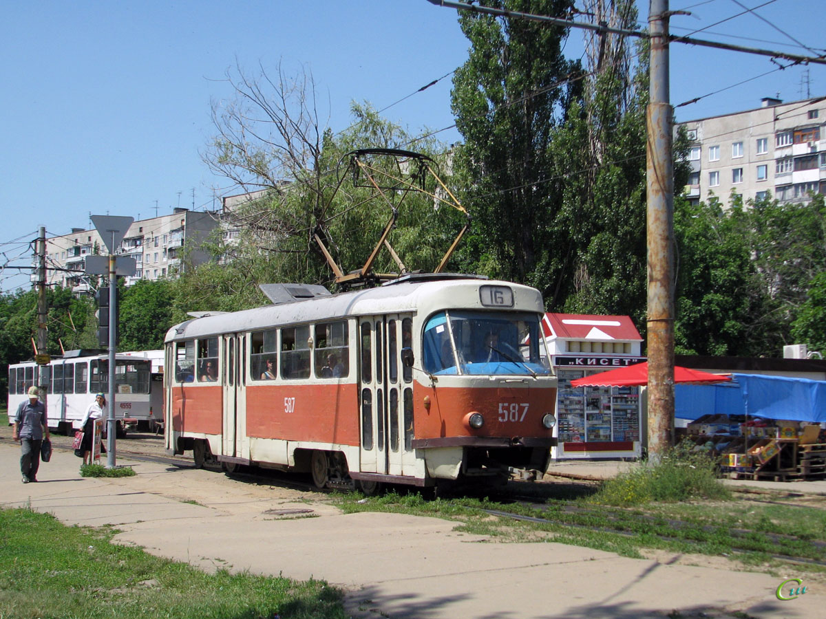 Харьков. Tatra T3SU №587