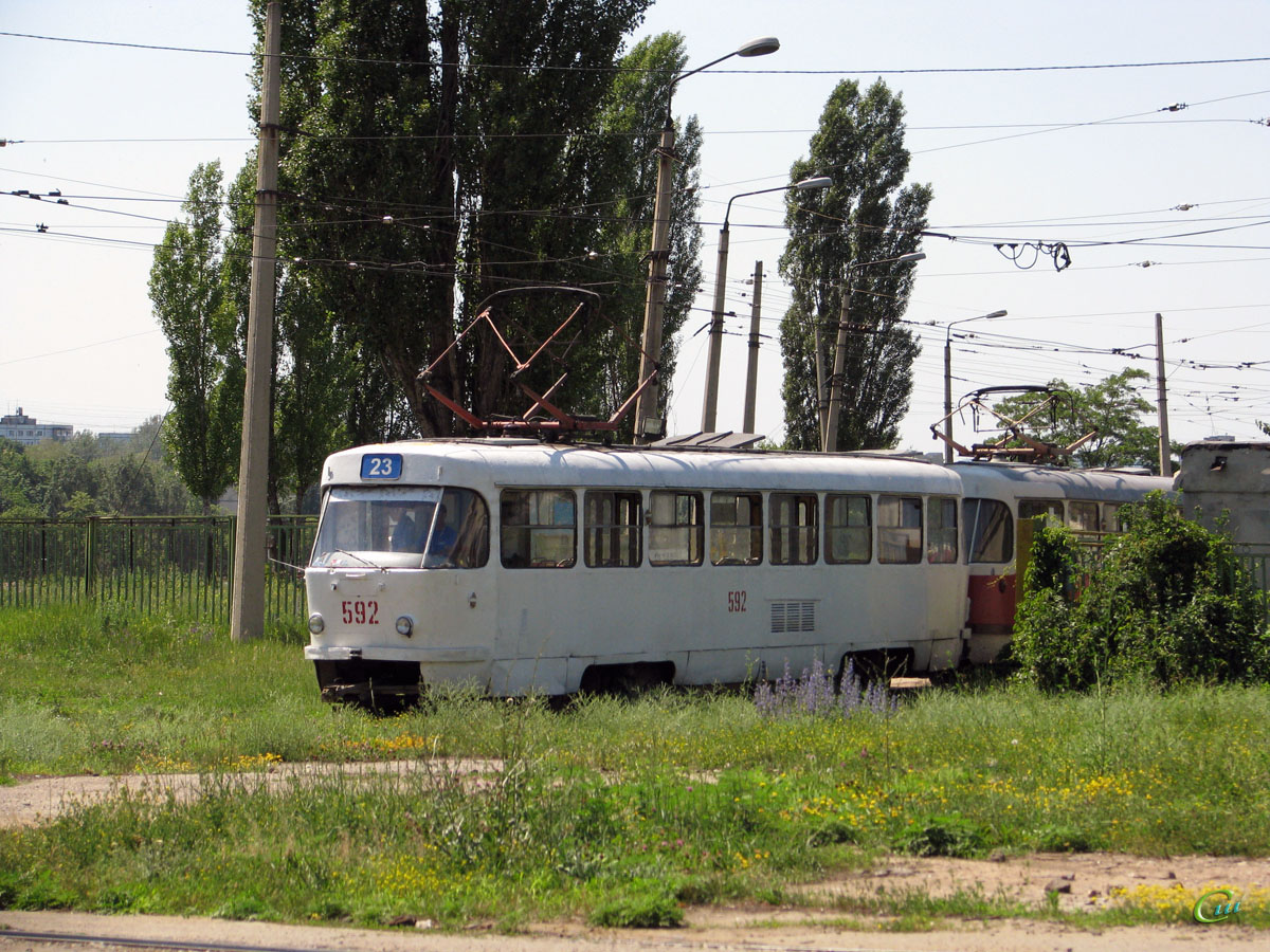 Харьков. Tatra T3SU №592