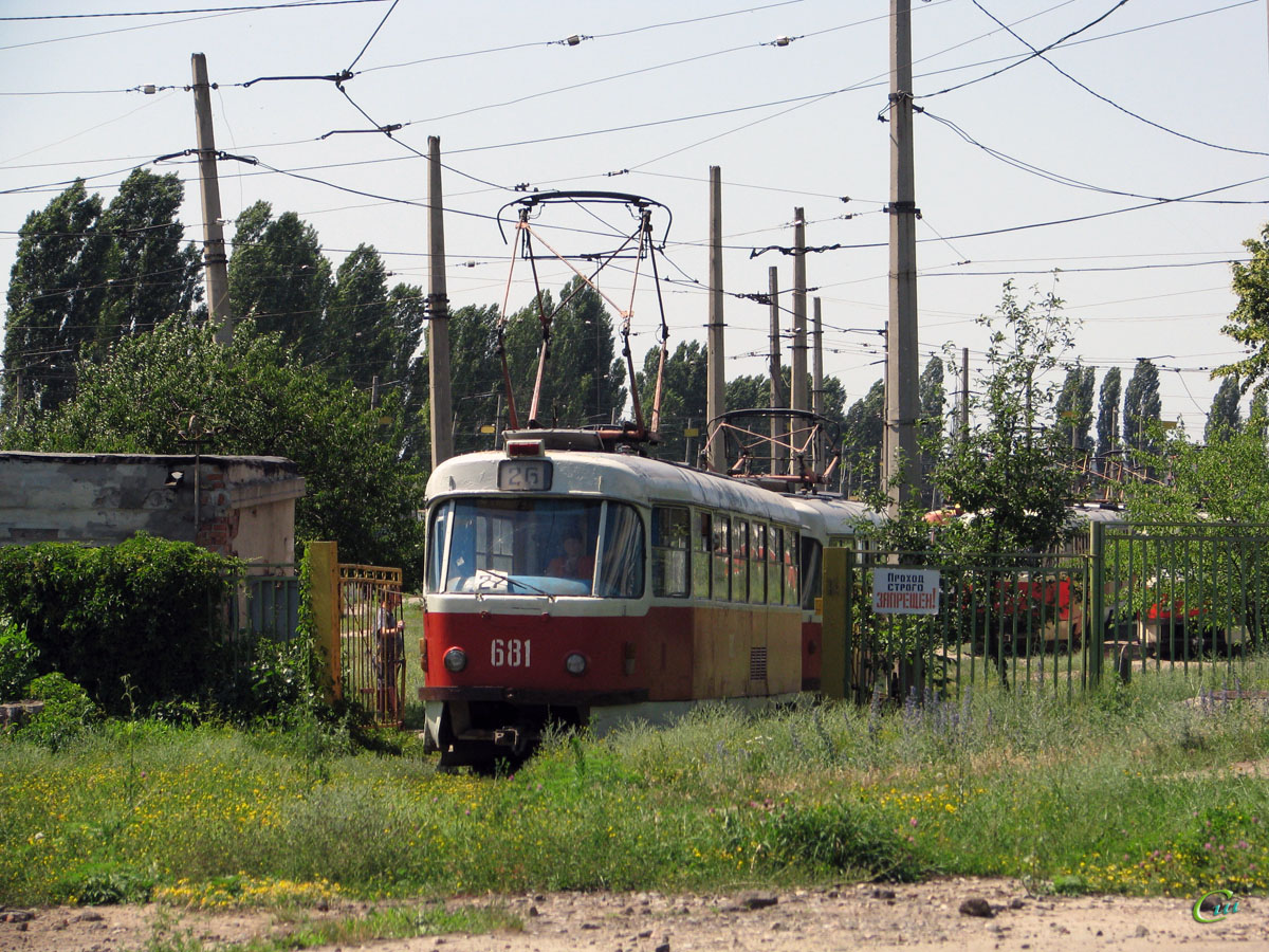 Харьков. Tatra T3SU №681