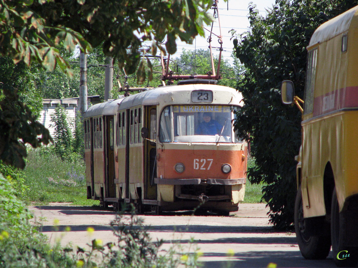 Харьков. Tatra T3SU №627