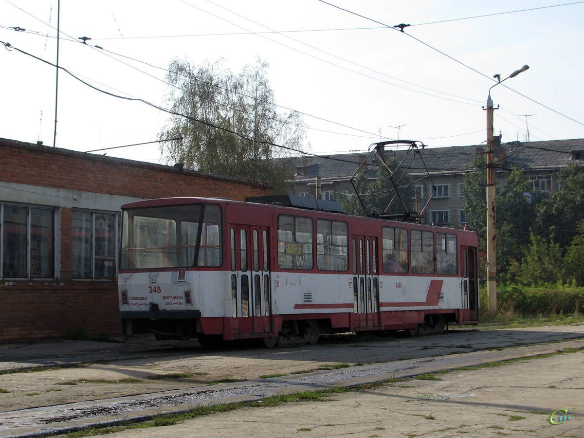 Тула. Tatra T6B5 (Tatra T3M) №348
