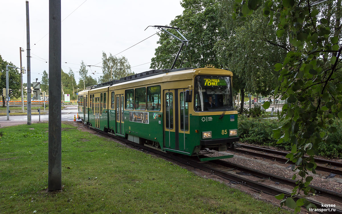 Хельсинки. Valmet MLNRV2 №85