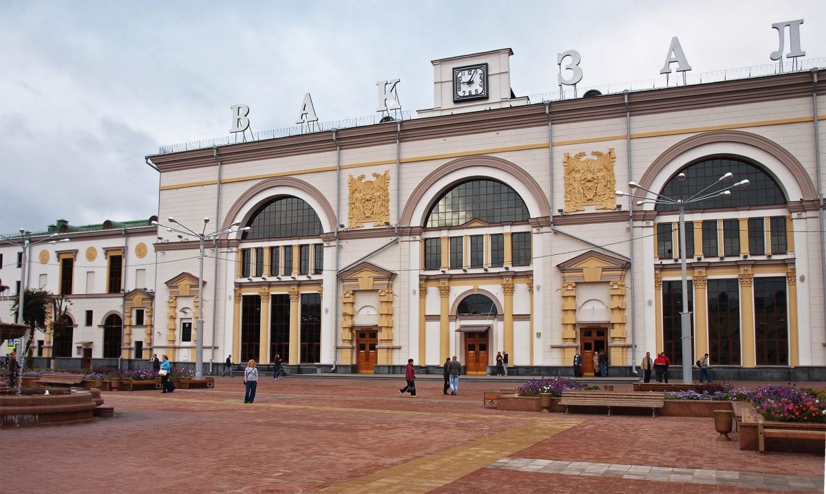 Витебск. Здание железнодорожного вокзала после реконструкции 2009-2011 гг