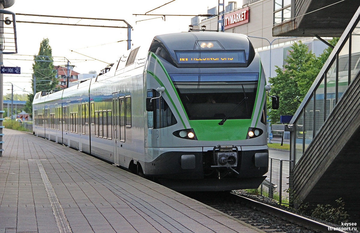 Хельсинки. Stadler FLIRT (Sm5)-25