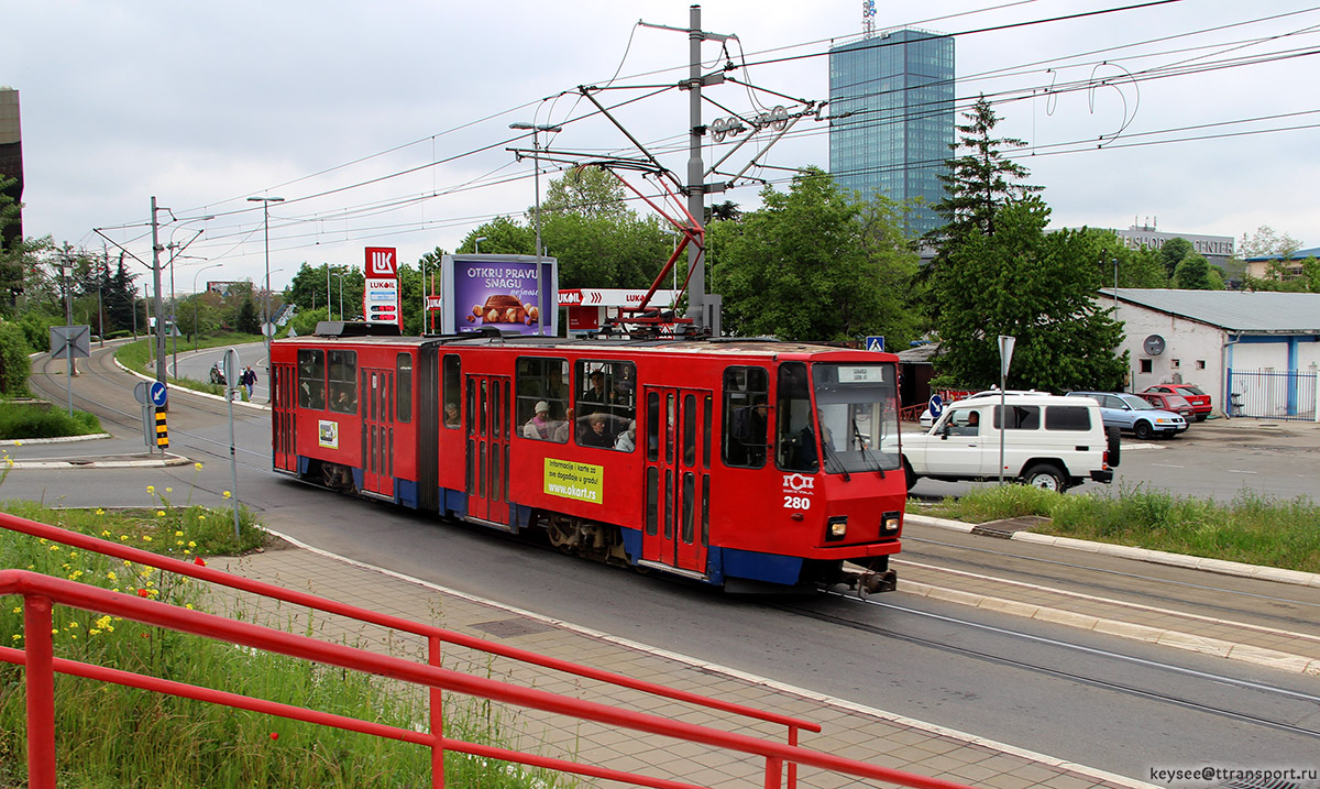 Белград. Tatra KT4YU №280