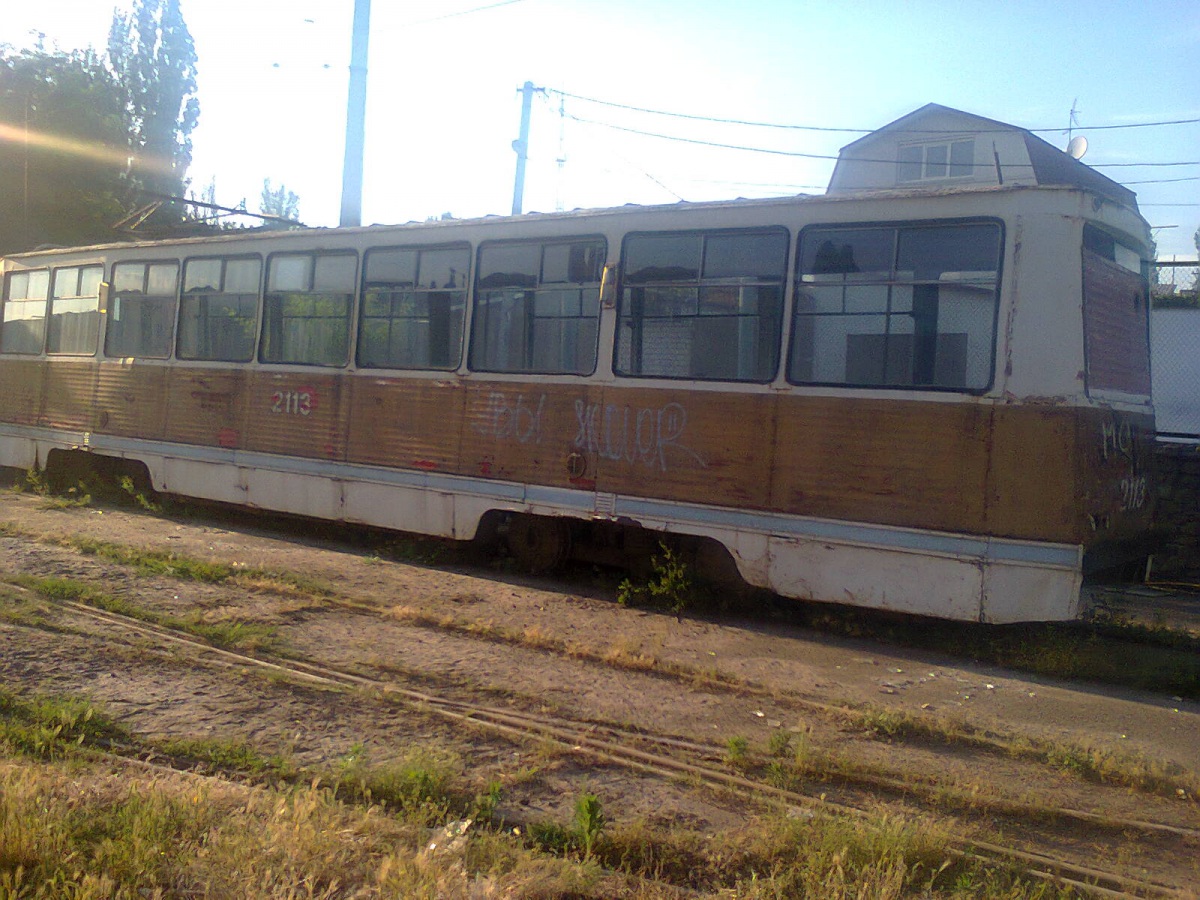 Николаев. Трамвай 71-605 (КТМ-5) № 2113
