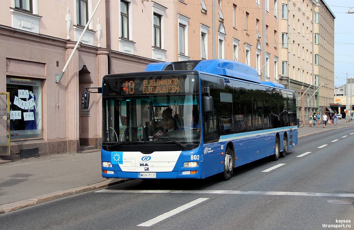 Хельсинки. MAN A26 Lion's City L NL313-15 NHN-862
