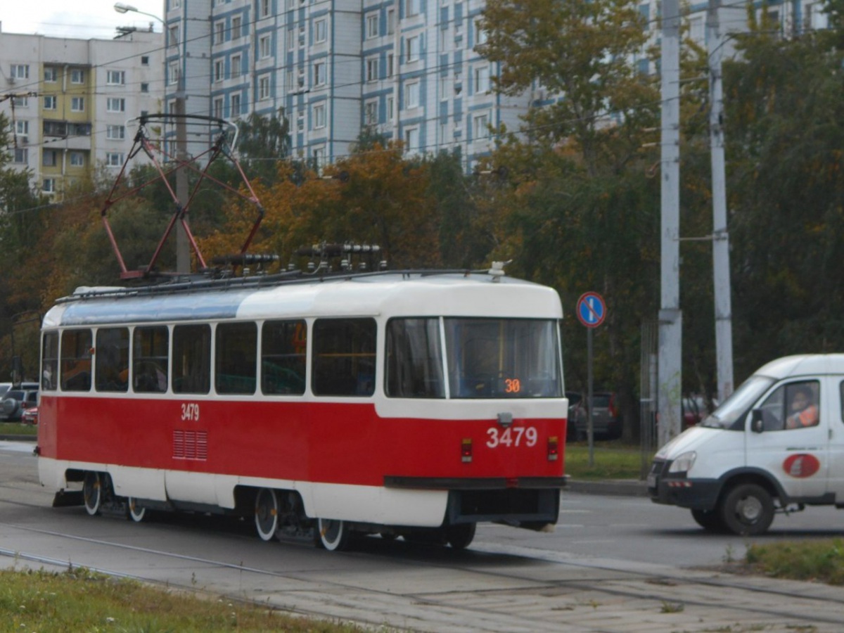 Москва. Tatra T3 (МТТА) №3479
