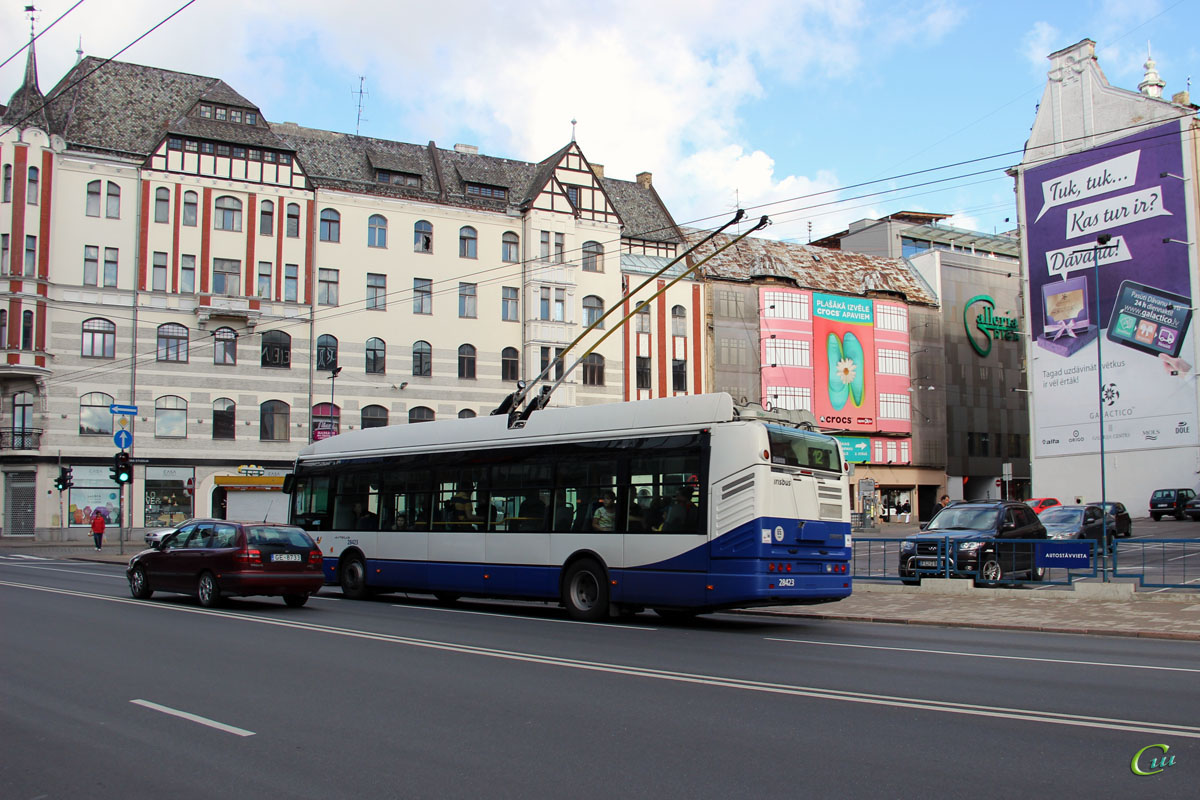 Рига. Škoda 24Tr Irisbus Citelis №28423