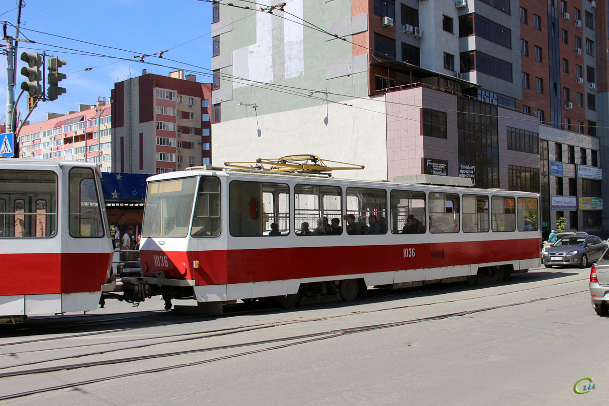 Самара. Tatra T6B5 (Tatra T3M) №1036