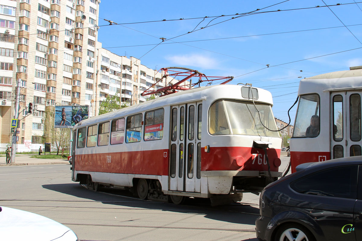 Самара. Tatra T3 (двухдверная) №760