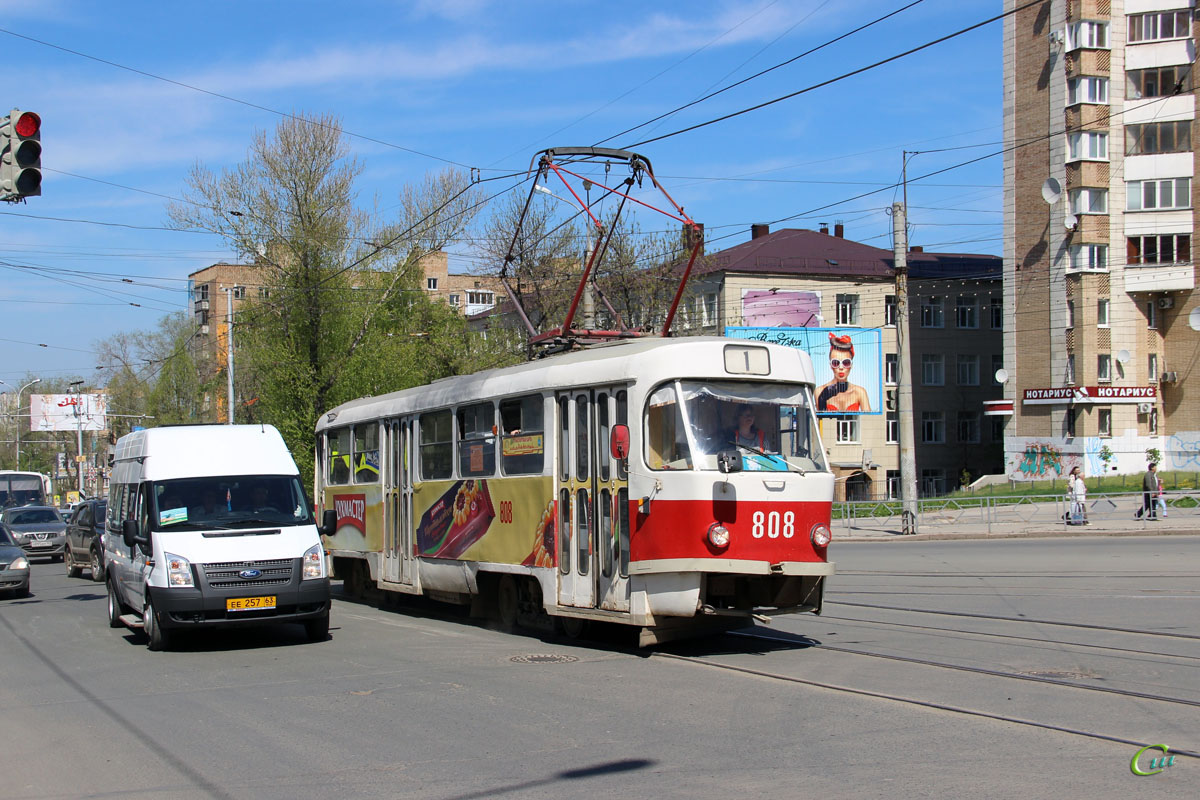 Tatra T3SU №808, Нижегородец-2227 (Ford Transit) ее257 - Самара - Фото  №32503 - Твой Транспорт