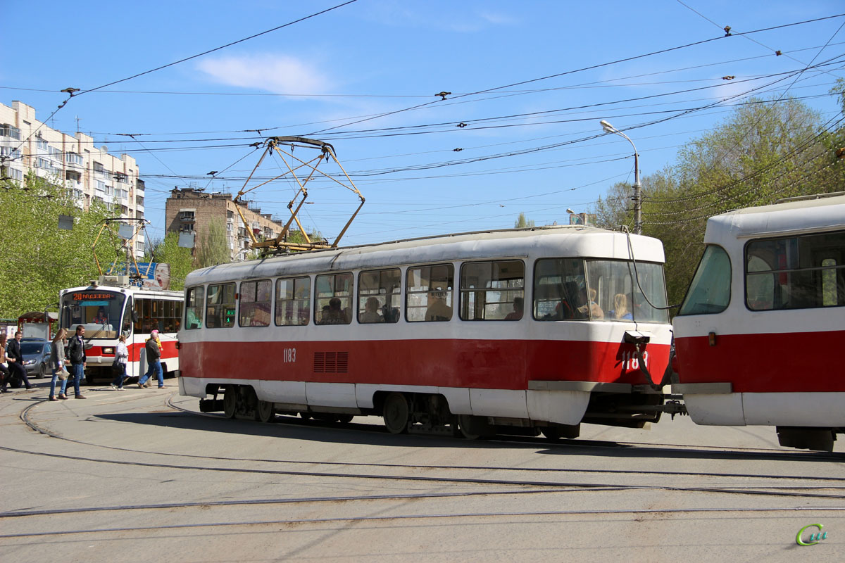 Самара. Tatra T3SU №1183