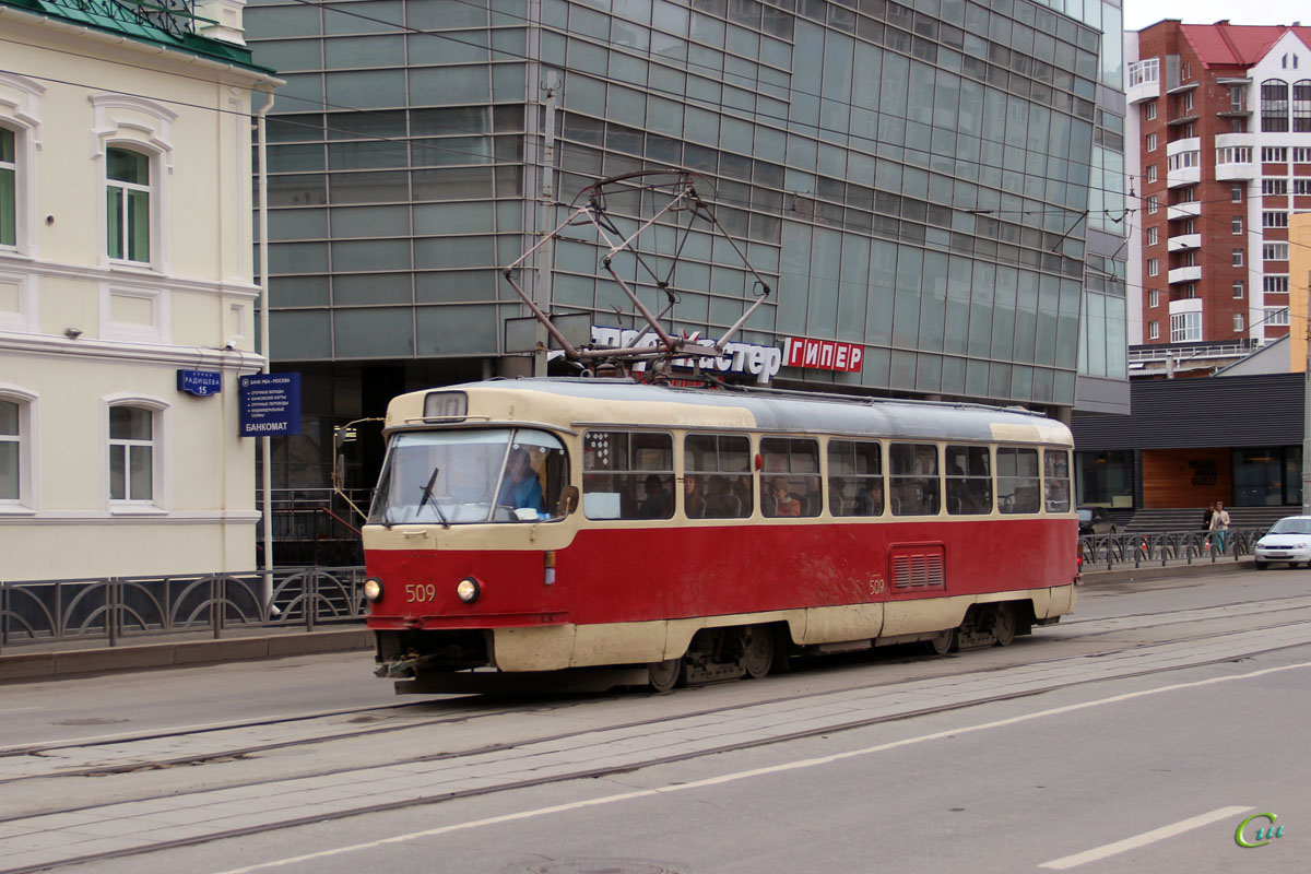 Екатеринбург. Tatra T3 (двухдверная) №509