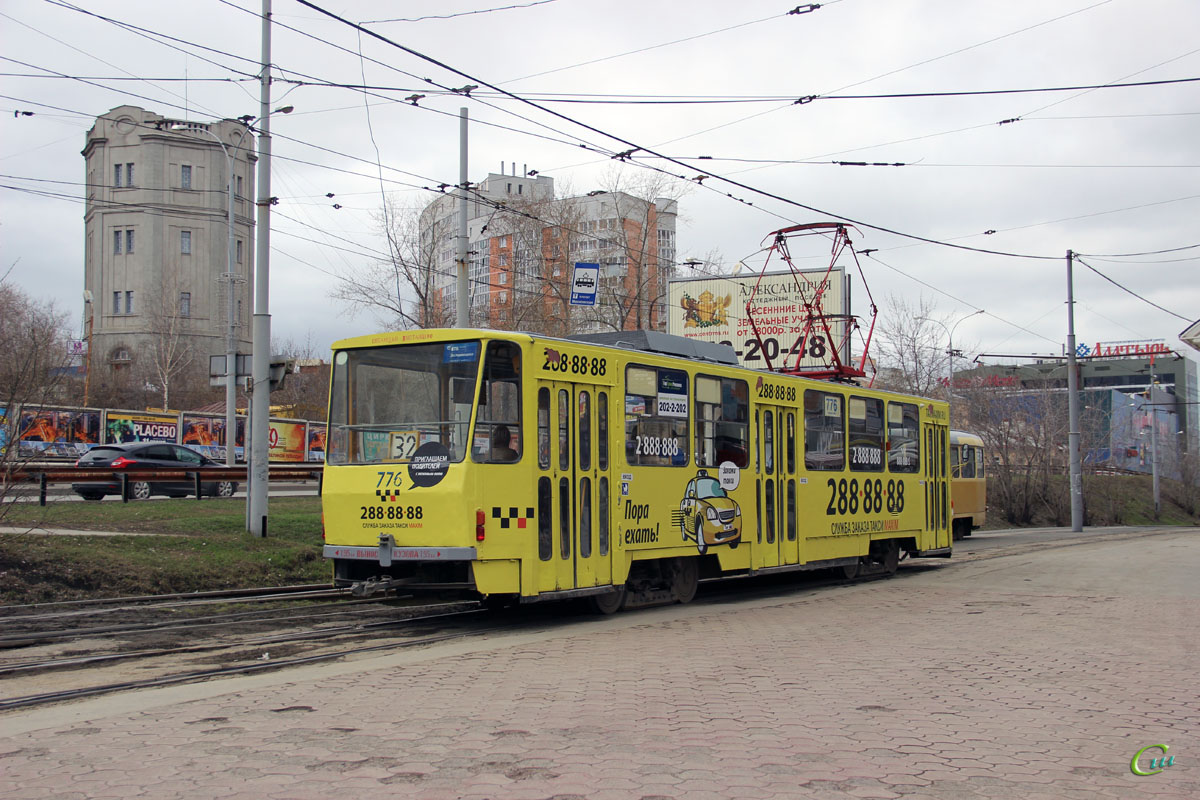 Екатеринбург. Tatra T6B5 (Tatra T3M) №776