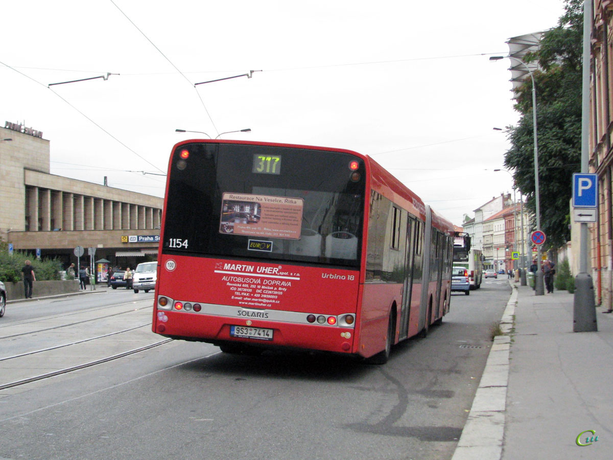 Прага. Solaris Urbino 18 9S3 7414