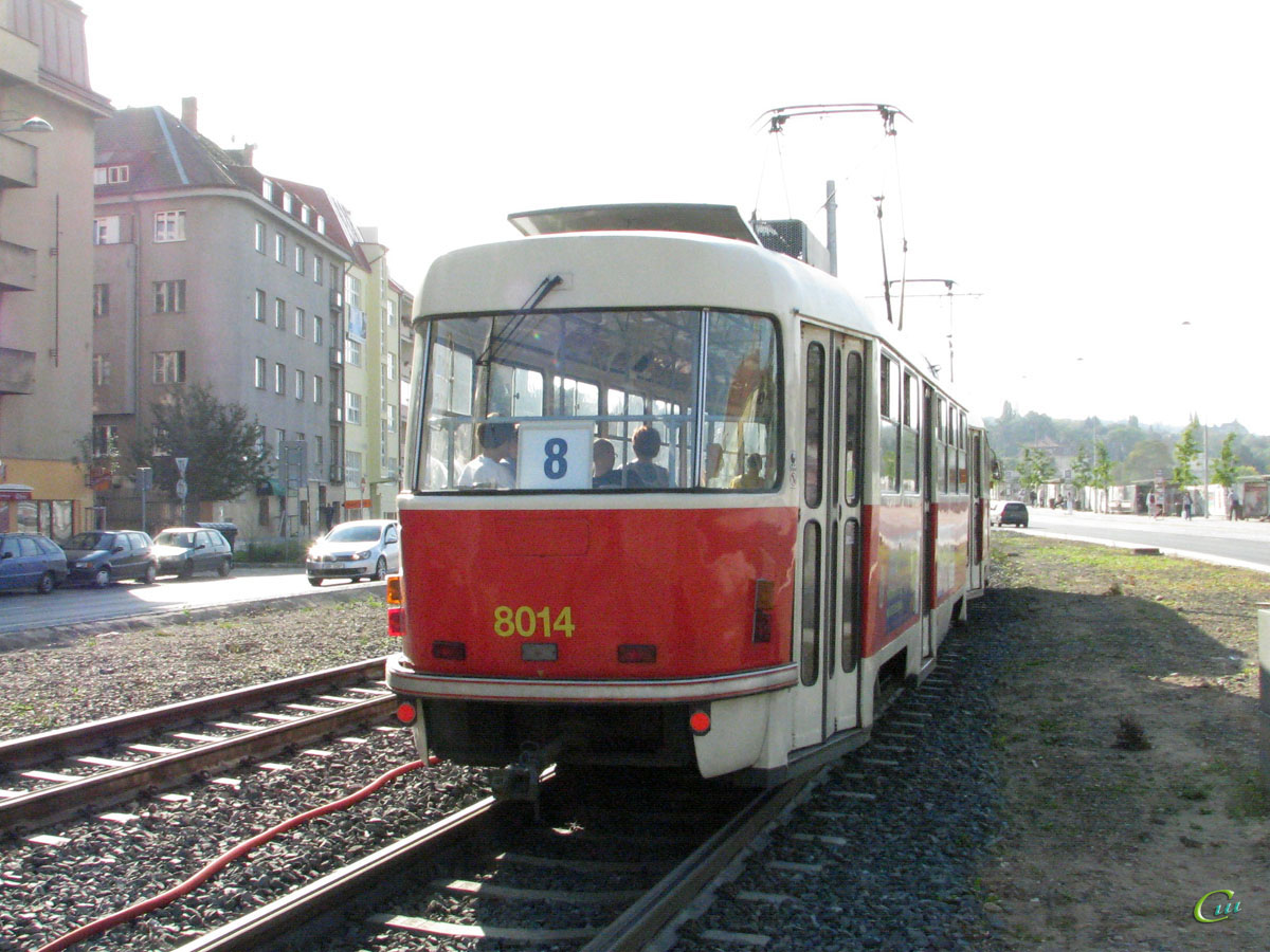 Прага. Tatra T3M №8014