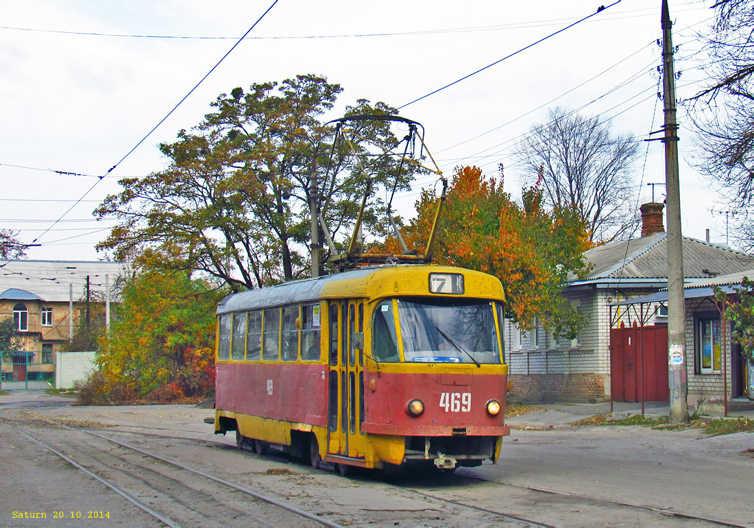 Харьков. Tatra T3 (двухдверная) №469