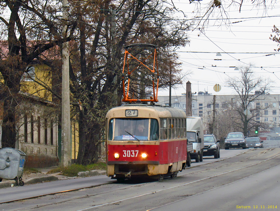 Харьков. Tatra T3SU №3037