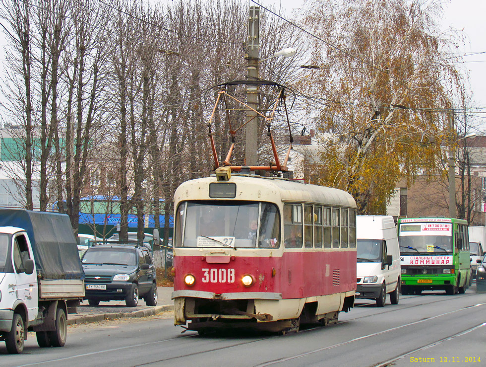 Харьков. Tatra T3SU №3008