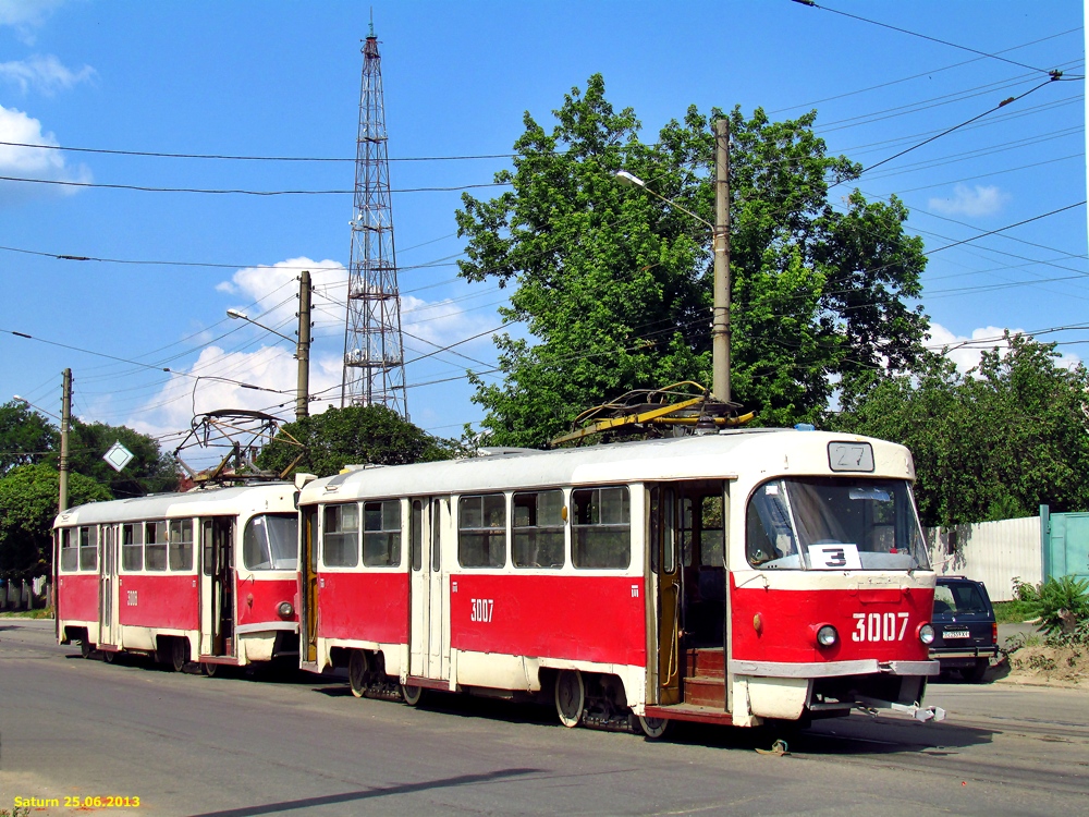 Харьков. Tatra T3SU №3007, Tatra T3SU №3008