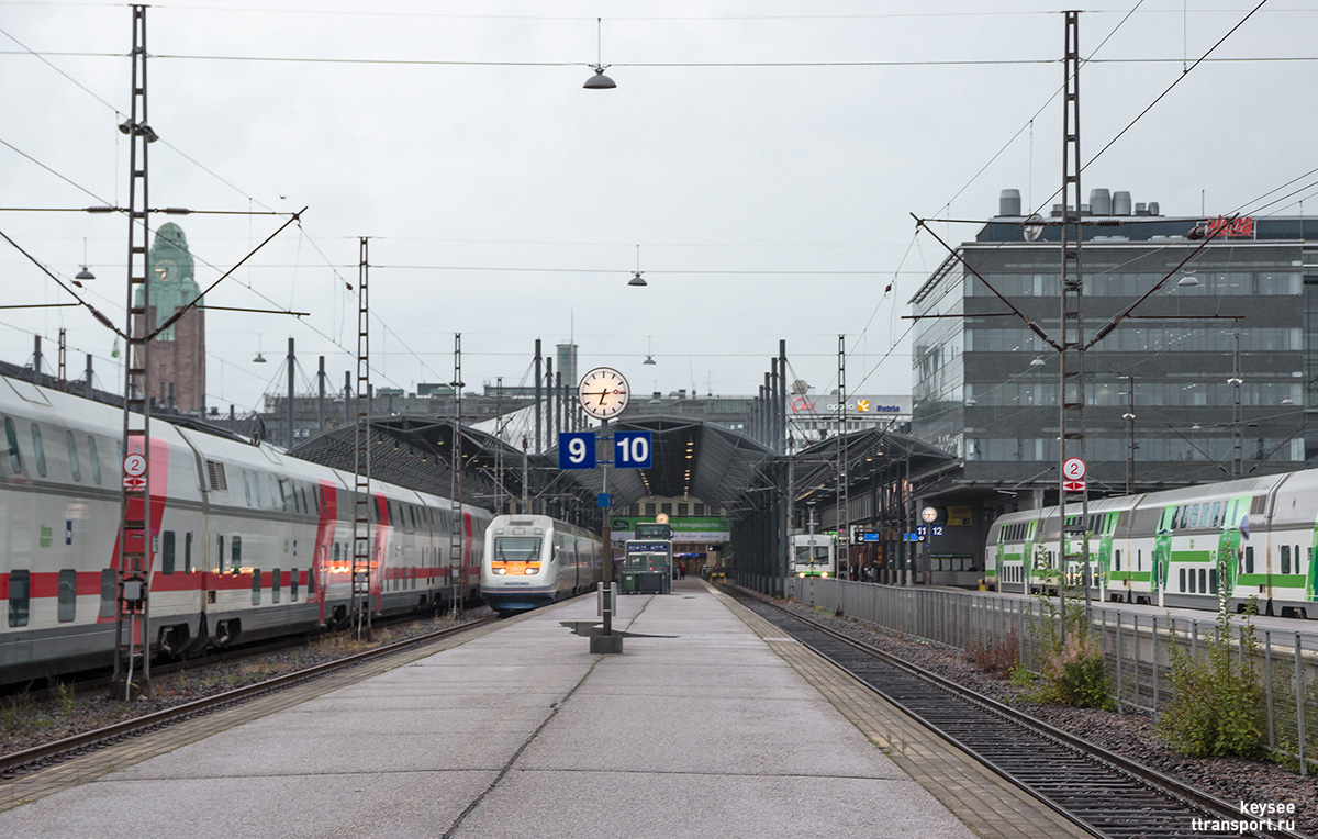 Хельсинки. Железнодорожный вокзал (Helsingin päärautatieasema)