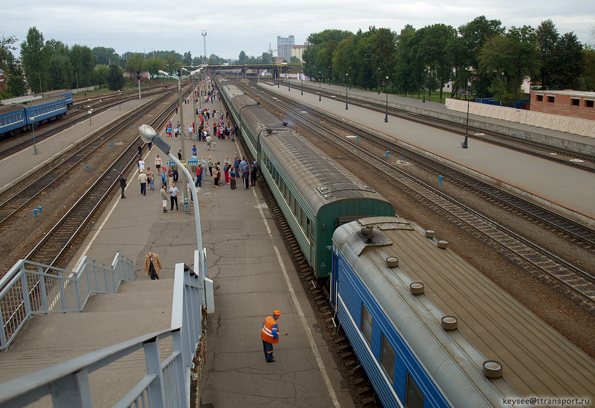 Витебск. Пассажирский вокзал станции Витебск до реконструкции 2010 года