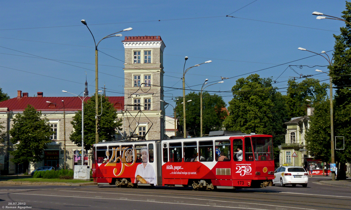Таллин. Tatra KT4D №173