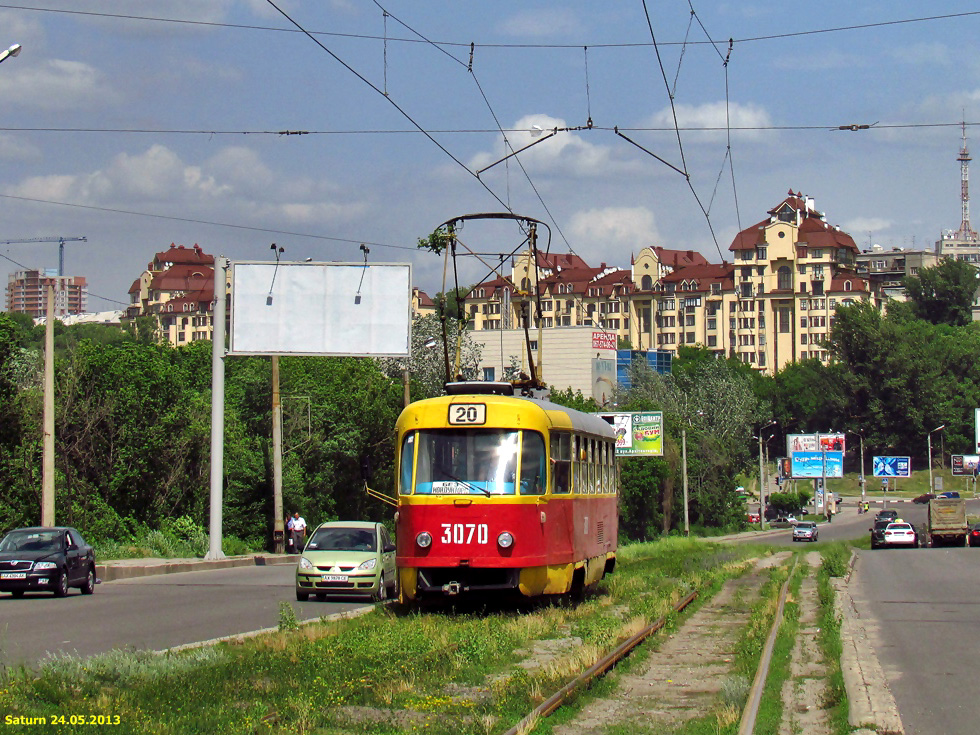 Харьков. Tatra T3SU №3070