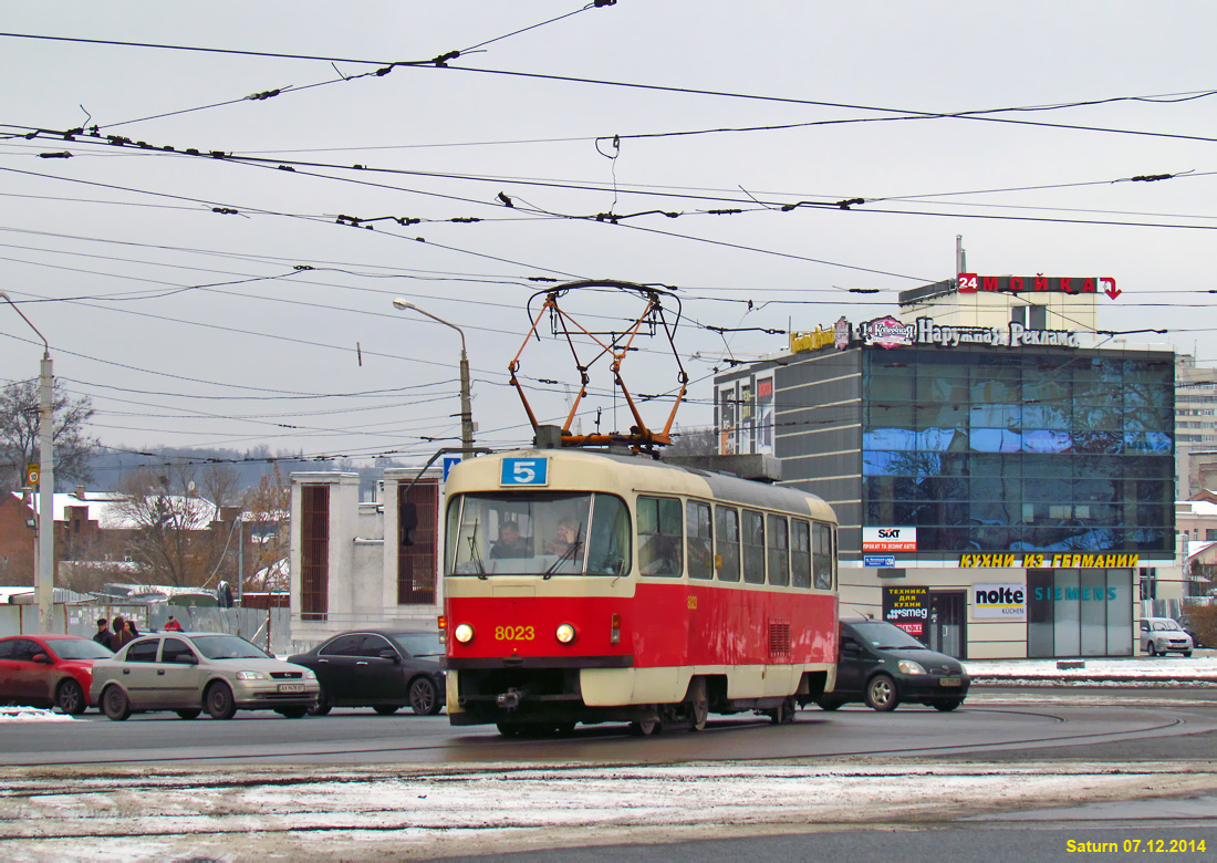 Харьков. Tatra T3M №8023