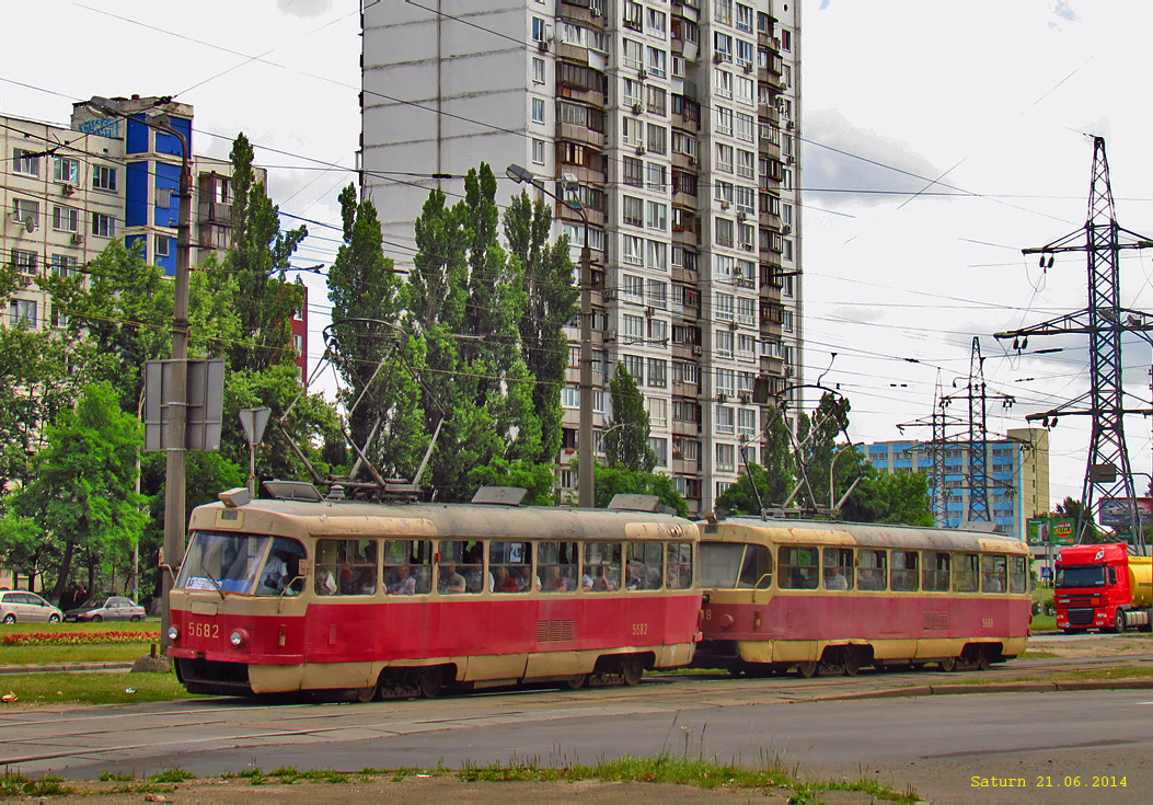 Киев. Tatra T3SU №5682, Tatra T3SU №5688