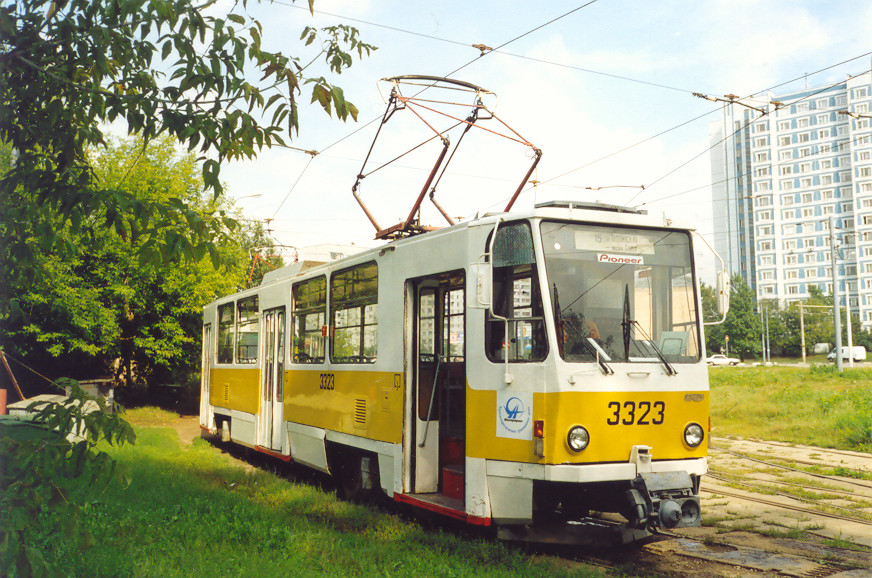 Москва. Tatra T7B5 №3323