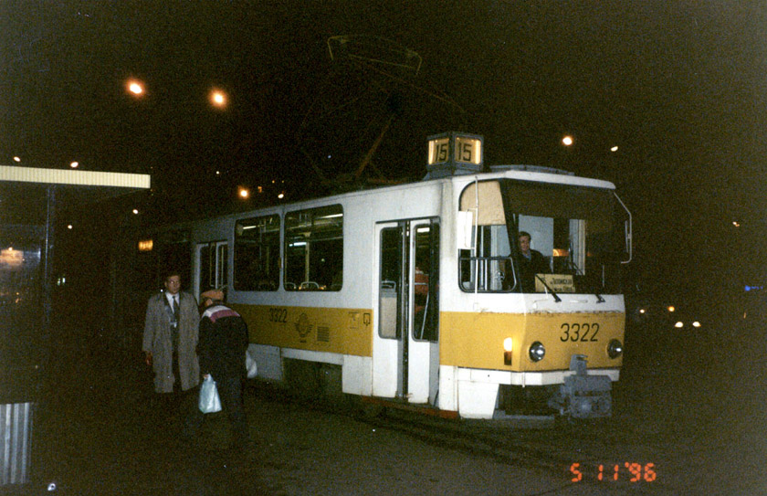 Москва. Tatra T7B5 №3322