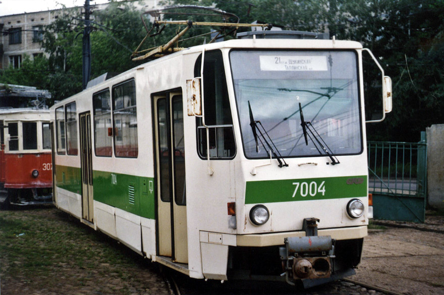 Москва. Tatra T7B5 №7004, Ф №3075