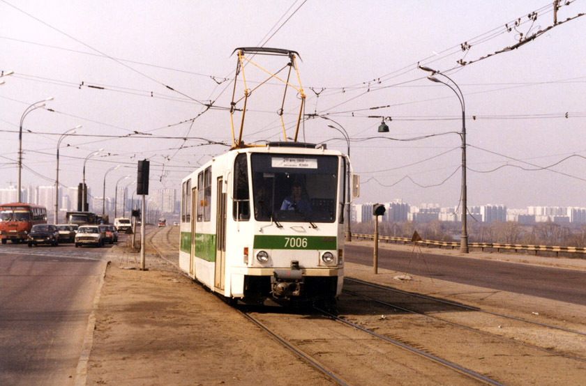 Москва. Tatra T7B5 №7006
