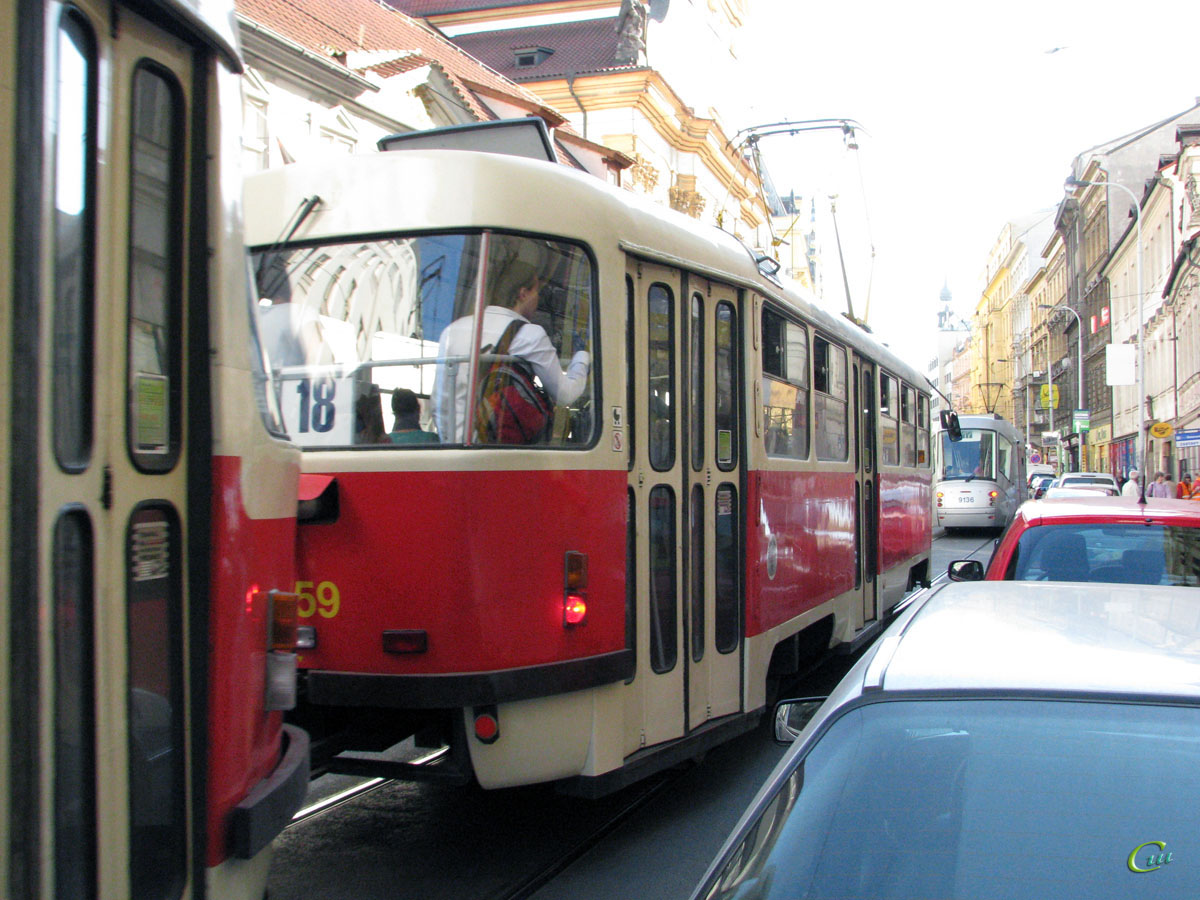 Прага. Tatra T3SUCS №7159