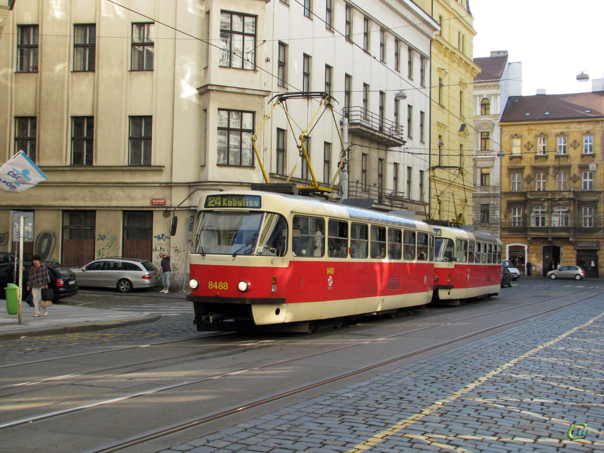 Прага. Tatra T3R.P №8488