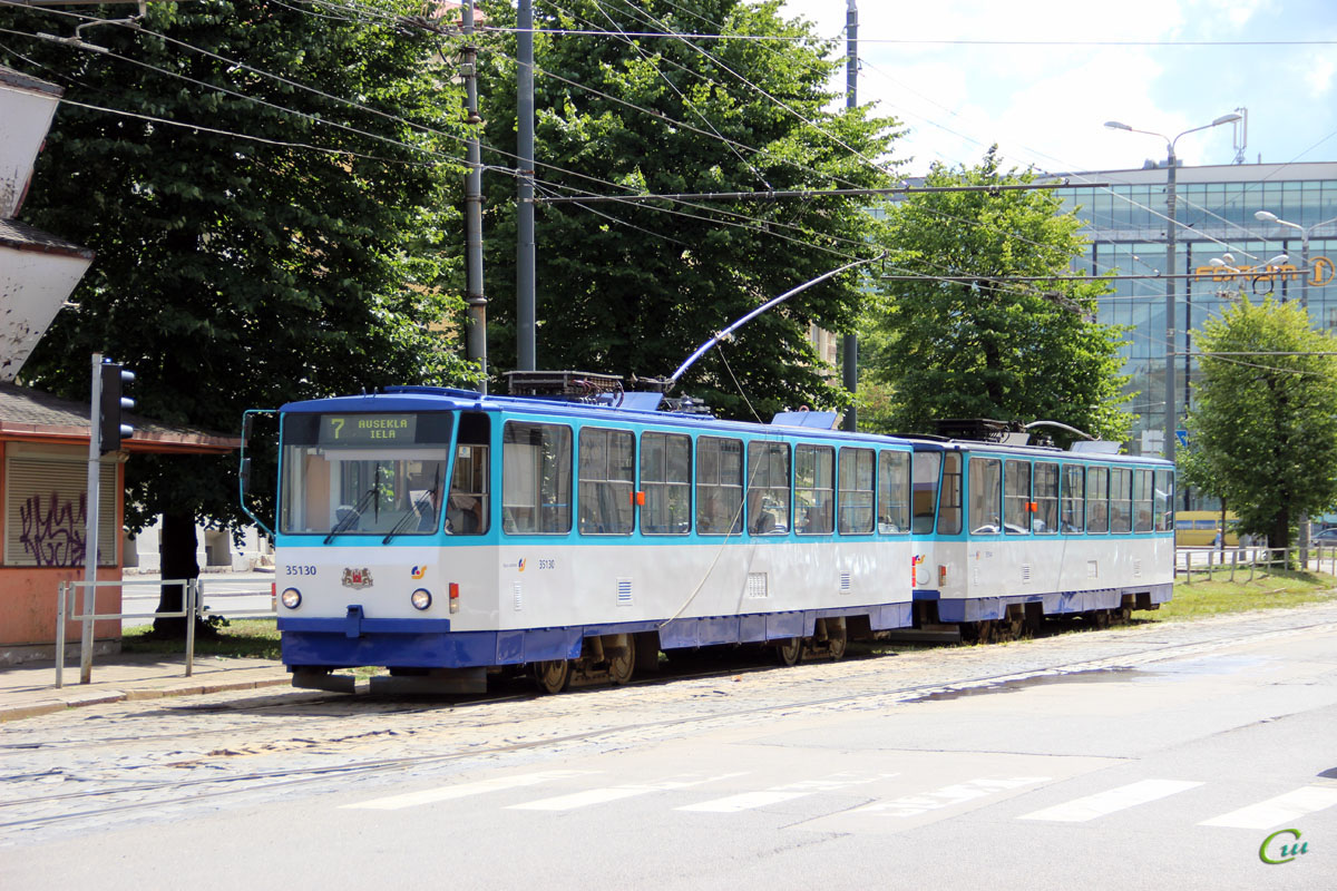 Рига. Tatra T6B5 (Tatra T3M) №35130, Tatra T6B5 (Tatra T3M) №35141
