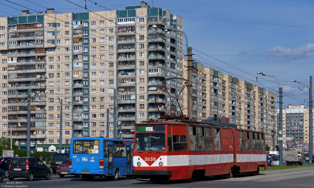 Санкт-Петербург. ЛВС-86К №3038