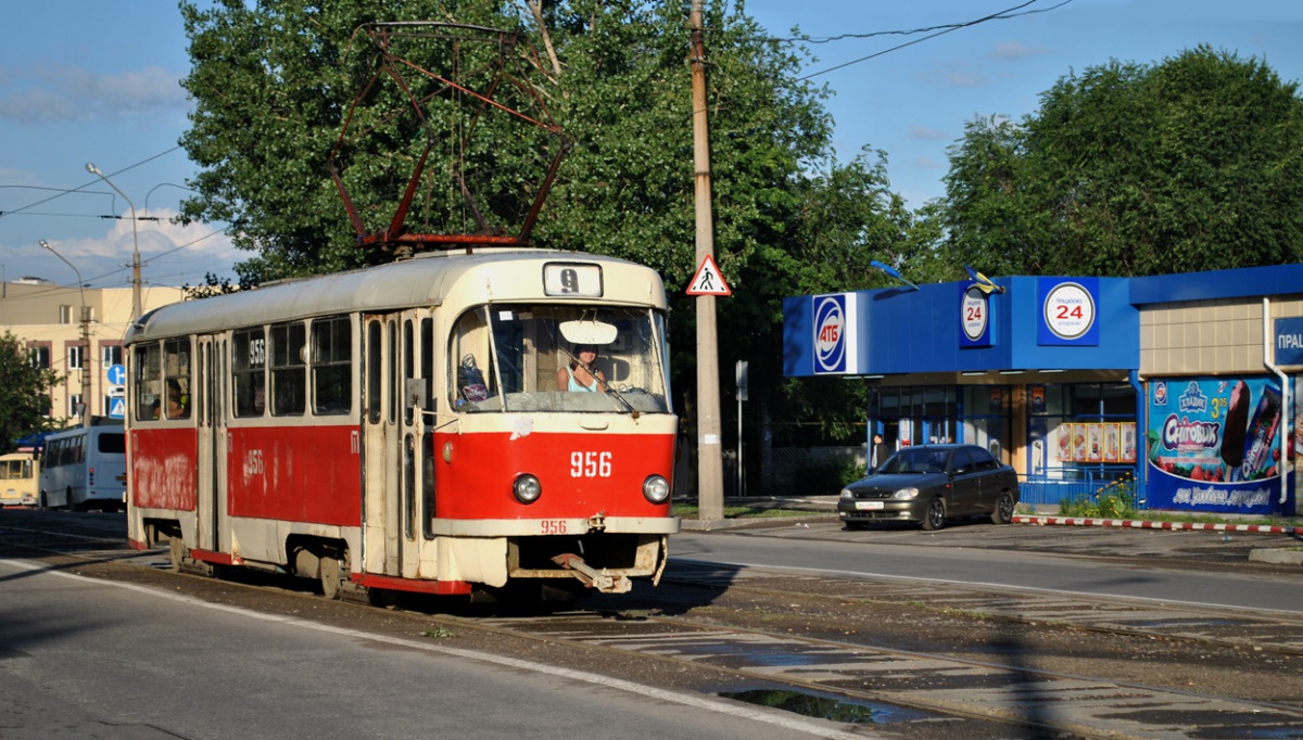 Донецк. Tatra T3SU №956