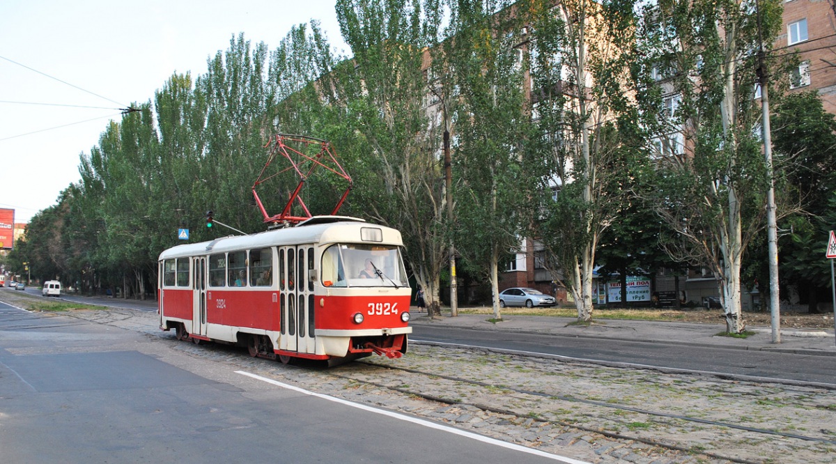 Донецк. Tatra T3SU №3924