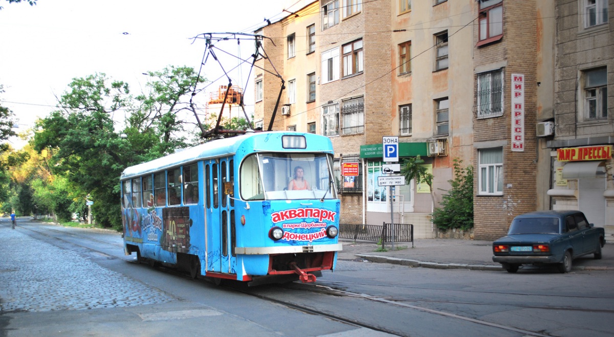 Донецк. Tatra T3 (двухдверная) №3905