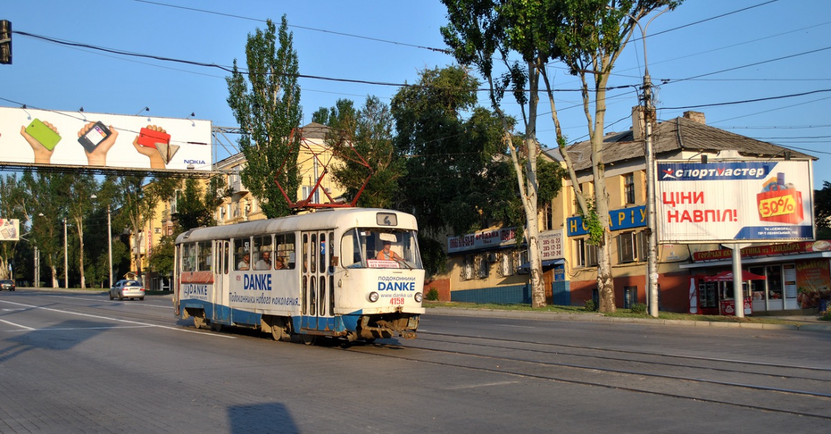Донецк. Tatra T3SU №4158