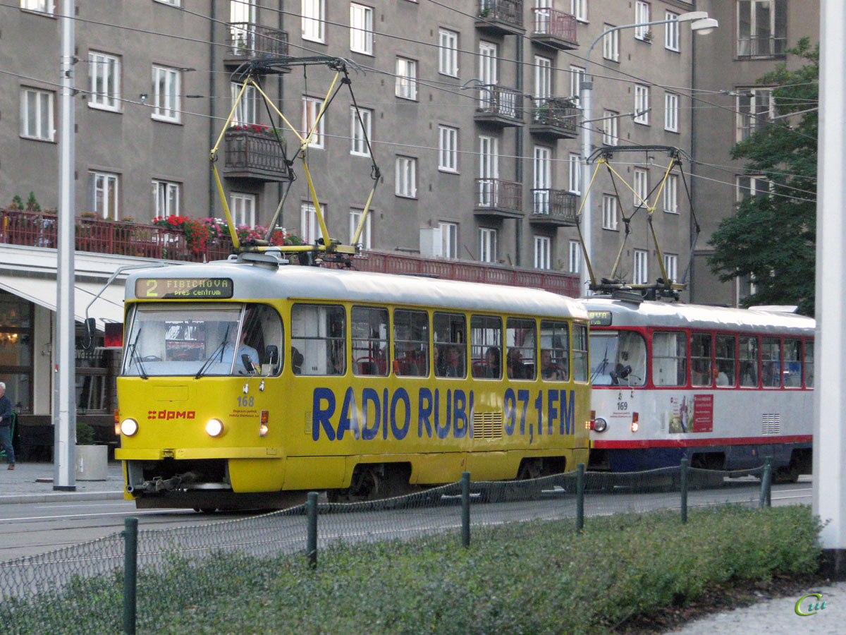 Оломоуц. Tatra T3R.P №168
