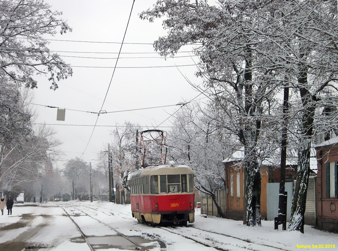 Харьков. Tatra T3 (двухдверная) №3071