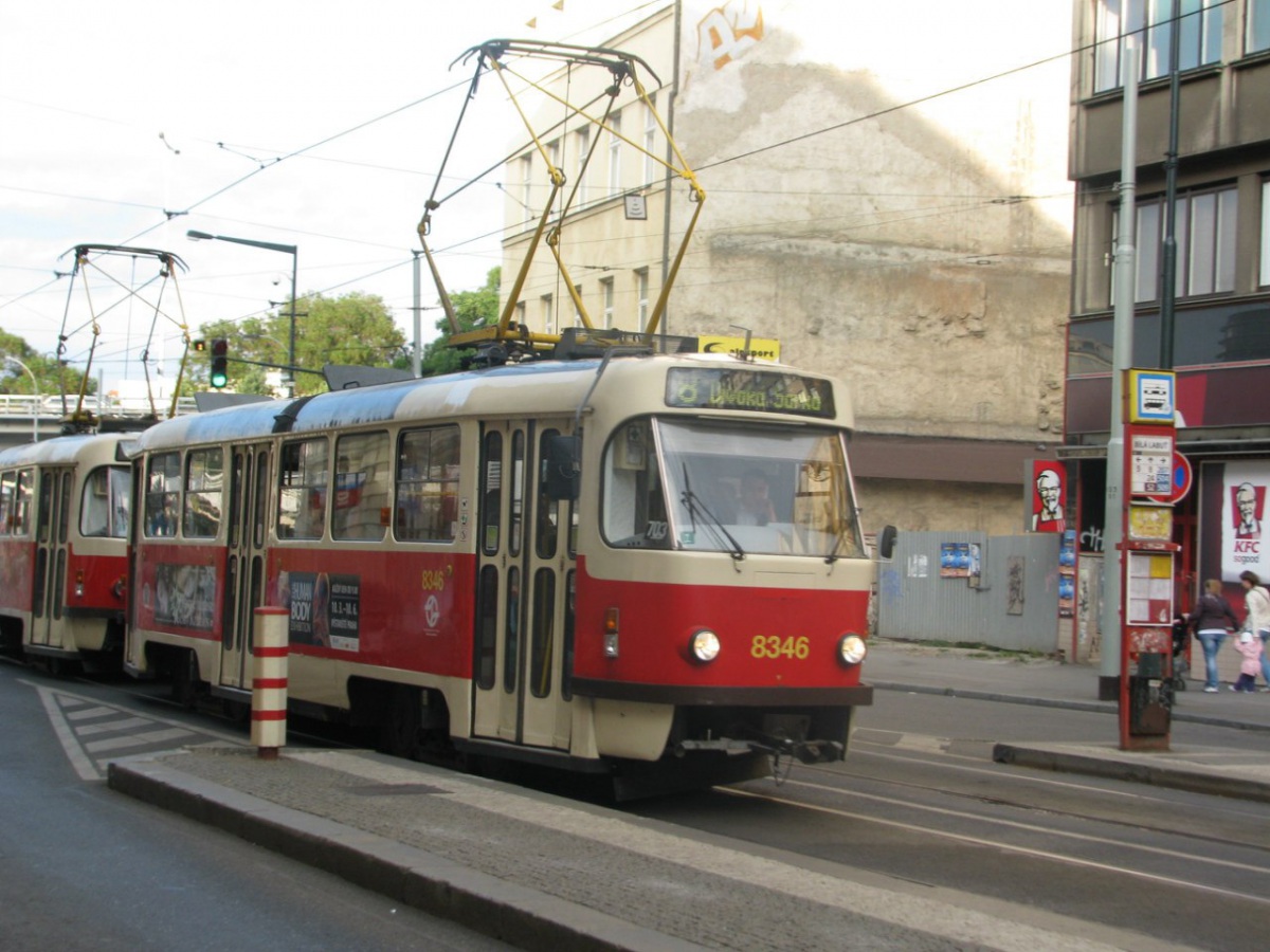 Прага. Tatra T3R.P №8346