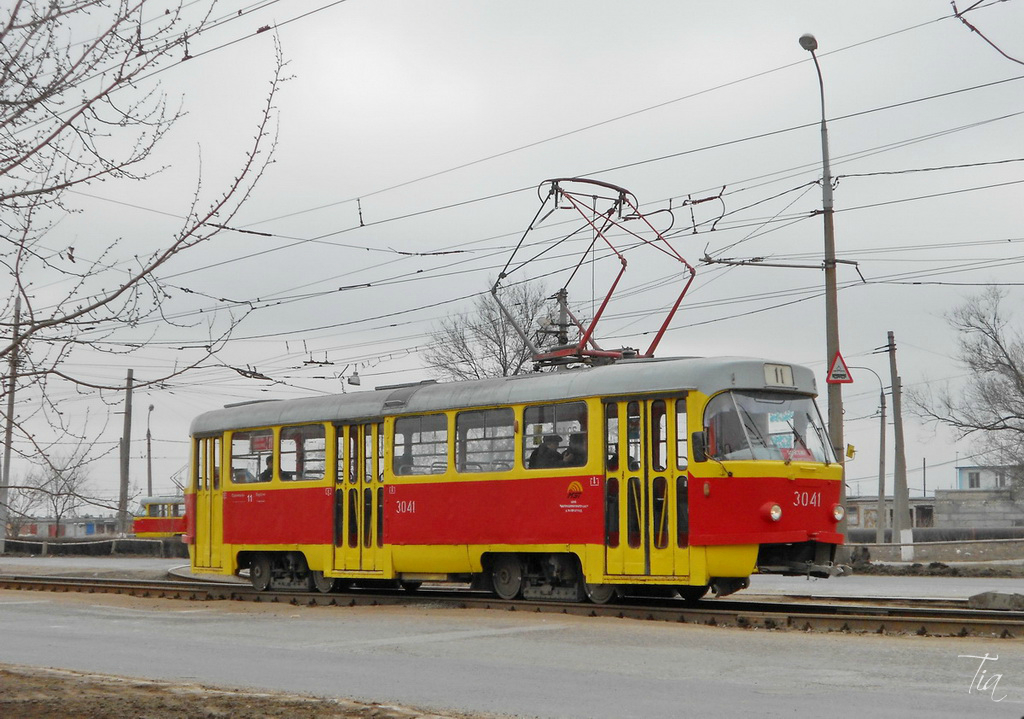 Волгоград. Tatra T3SU №3041