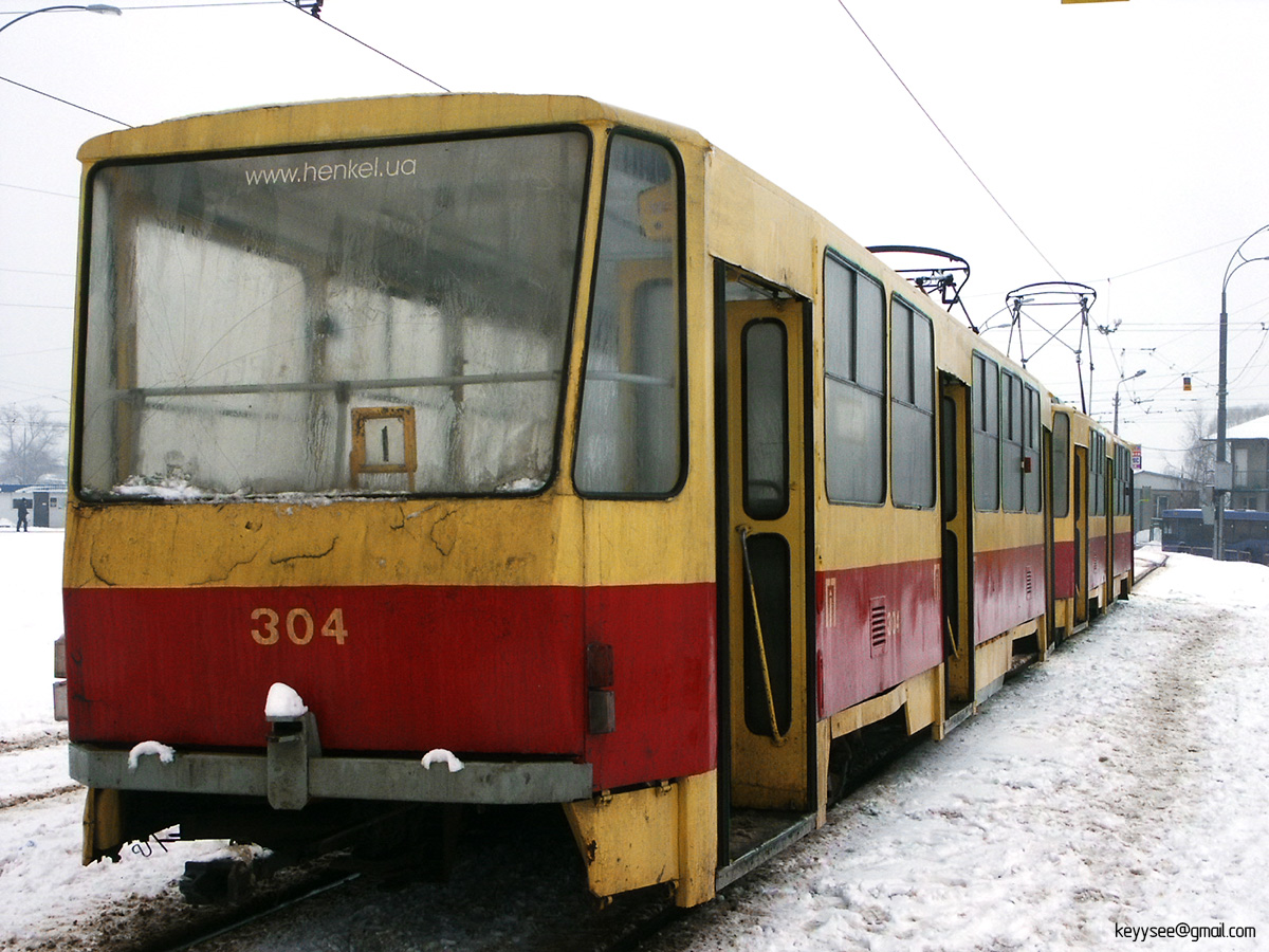 Киев. Tatra T6B5 (Tatra T3M) №304