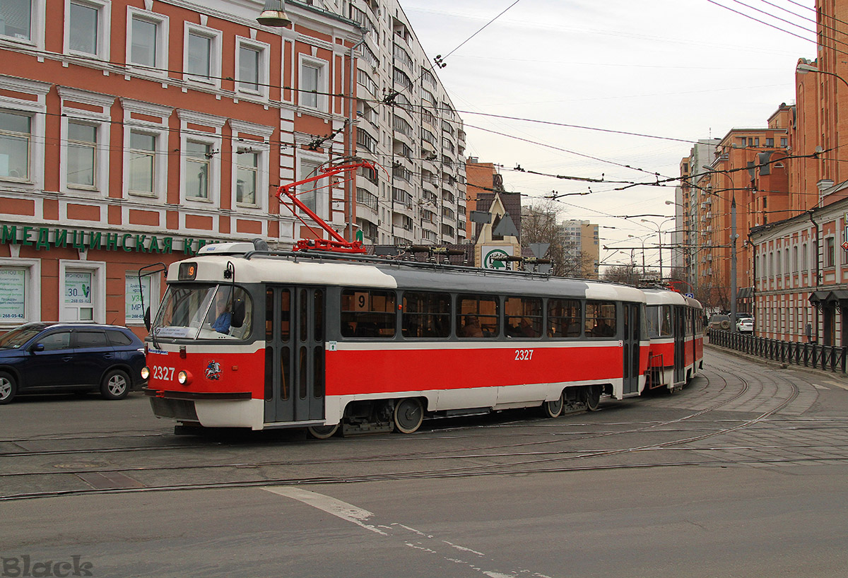 Москва. Tatra T3 (МТТА-2) №2327